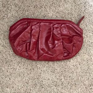 Gap red clutch purse